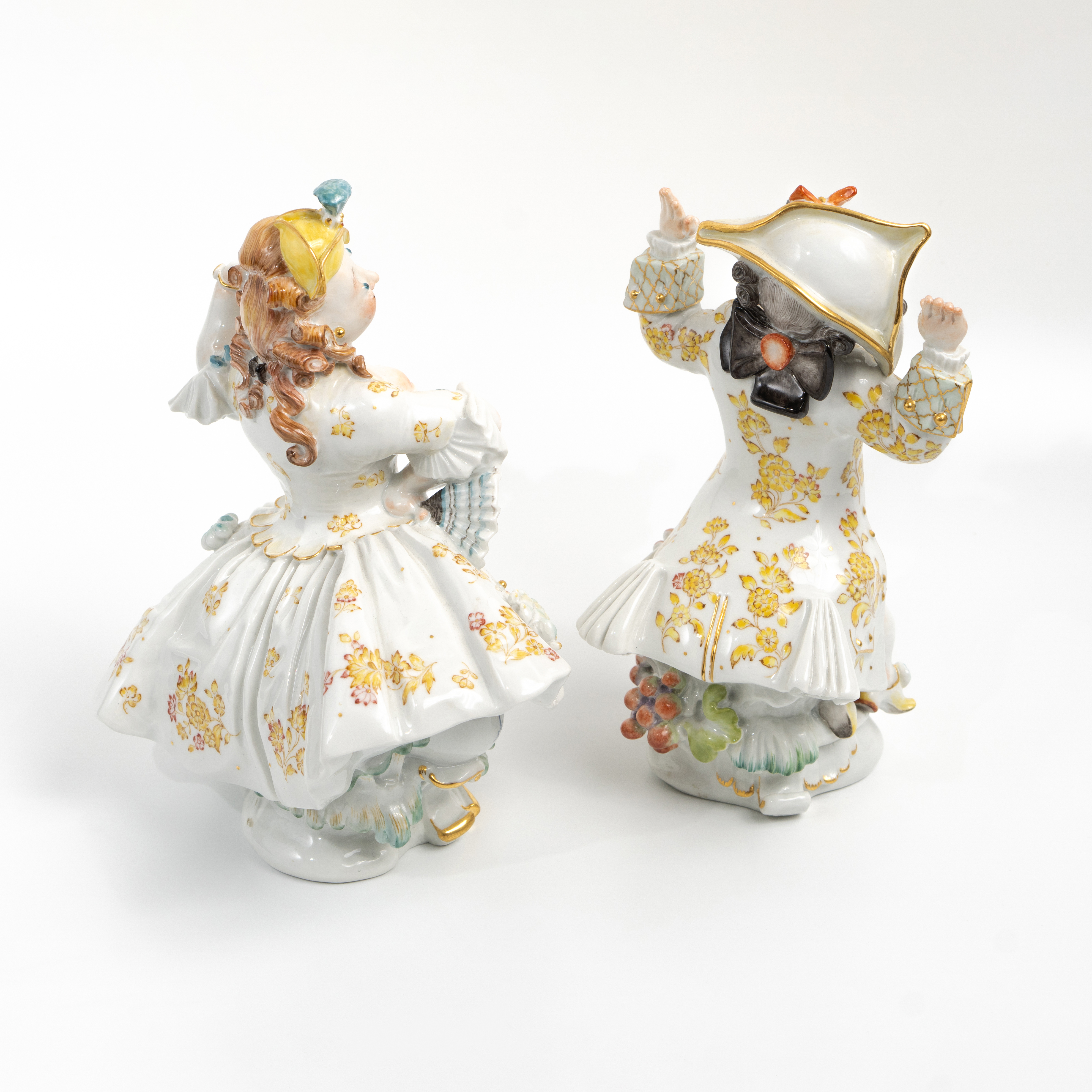 Парные фигуры Карлик и Карлица Meissen